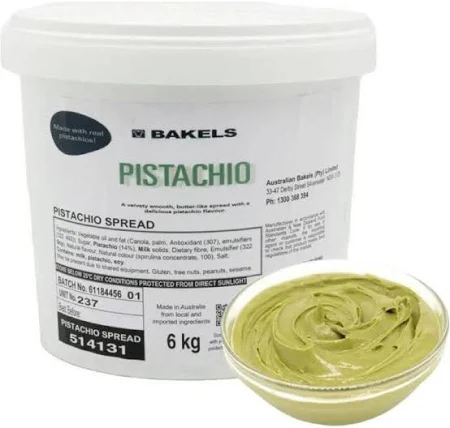 BAKELS PISTACHIO SPREAD 6KG 514131