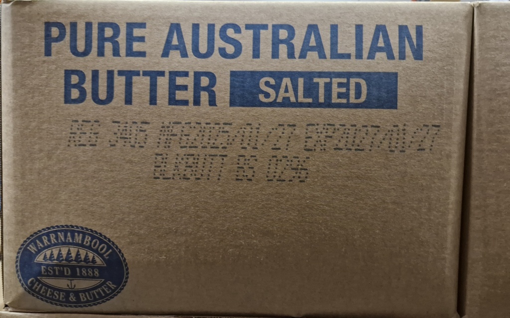 SALTED BUTTER 25KG 