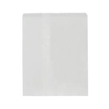 PAPER BAG NO 6 FLAT STRUNG WRAP WHITE 336X240MM