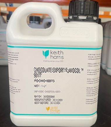 [KHRASP1] G/BADGE RASPBERRY FLAVOCOL 1LT HS771