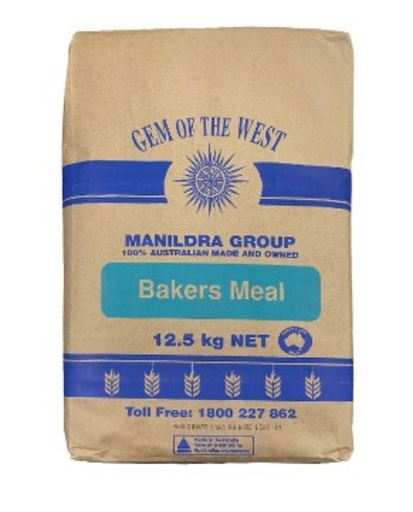 [MANWML] FLOUR WHOLEMEAL BAKERS MEAL 12.5KG MANILDRA