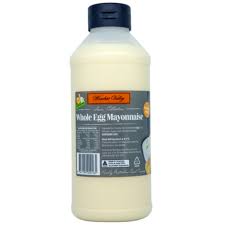 [MAYO1] MAYONNAISE WHOLE EGG GLUTEN-FREE 1KG WOMBAT VALLEY (6) (MAYO01)