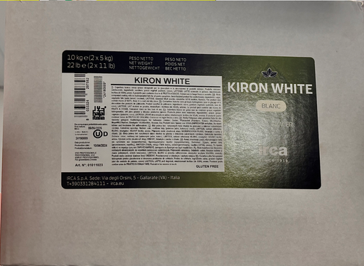 [WCCHK10] CHOCOLATE WHITE COMPOUND KIRON 10KG IRCA 