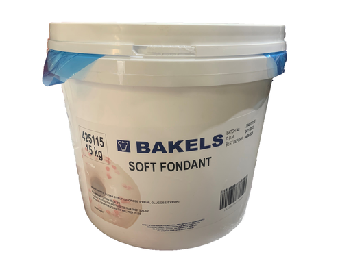 [BSF15KG] FONDANT SOFT WHITE BAKELS 15kg