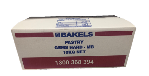 [BAK166112] PASTRY GEMS HARD BAKELS 10KG 