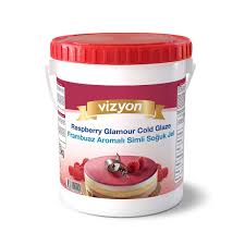 [GLAMRASP2.5] VIZYON RASPBERRY GLAM. COLD GLAZE 2.5KG